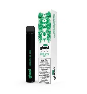 Green Apple Ice Bold Nicotine Blend by Ghost XL Disposables