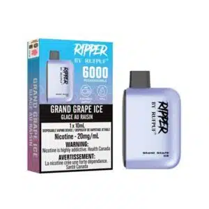 Grand Grape Ice RufPuf Ripper 6000 Disposable Vape