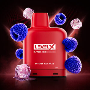 Intense Blue Razz Iced Pods Level X Intense Series