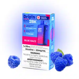 Blue Razz Drip'n EVO 28K Disposable By Envi