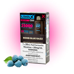 Bomb Blue Razz Pods Level X G2 by Flavour Beast Boost