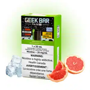 Grapefruit Ice Geek Bar Pulse X Disposable Vape