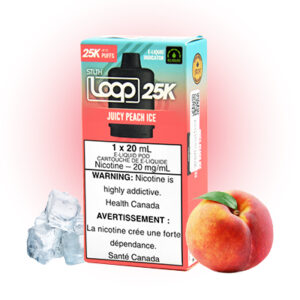 Juicy Peach Ice Loop 25K Pod by STLTH