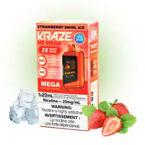 Strawberry Swirl Ice Kraze HD Mega Disposable Vape