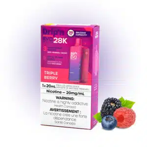 Triple Berry Drip'n EVO 28K Disposable By Envi