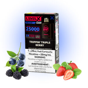 Trippin' Triple Berry Pods Level X G2 by Flavour Beast Boost