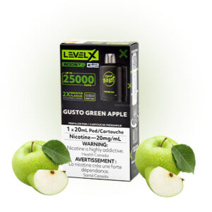 Gusto Green Apple Pods Level X G2 by Flavour Beast Boost