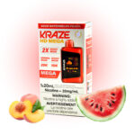 Sour Watermelon Peach Kraze HD Mega Disposable Vape