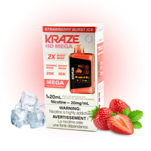 Strawberry Burst Ice Kraze HD Mega Disposable Vape