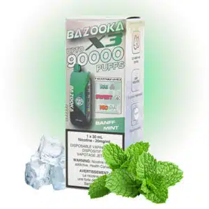 Banff Mint Bazooka Vape X3 disposable