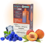 Peach Blue Razz Ice Drip'n EVO 28K Disposable By Envi